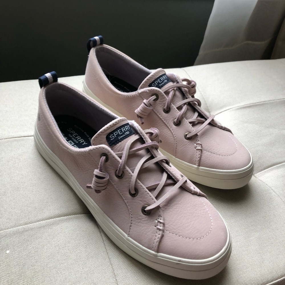 NWOT Pink Sperry boat shoes sz 8